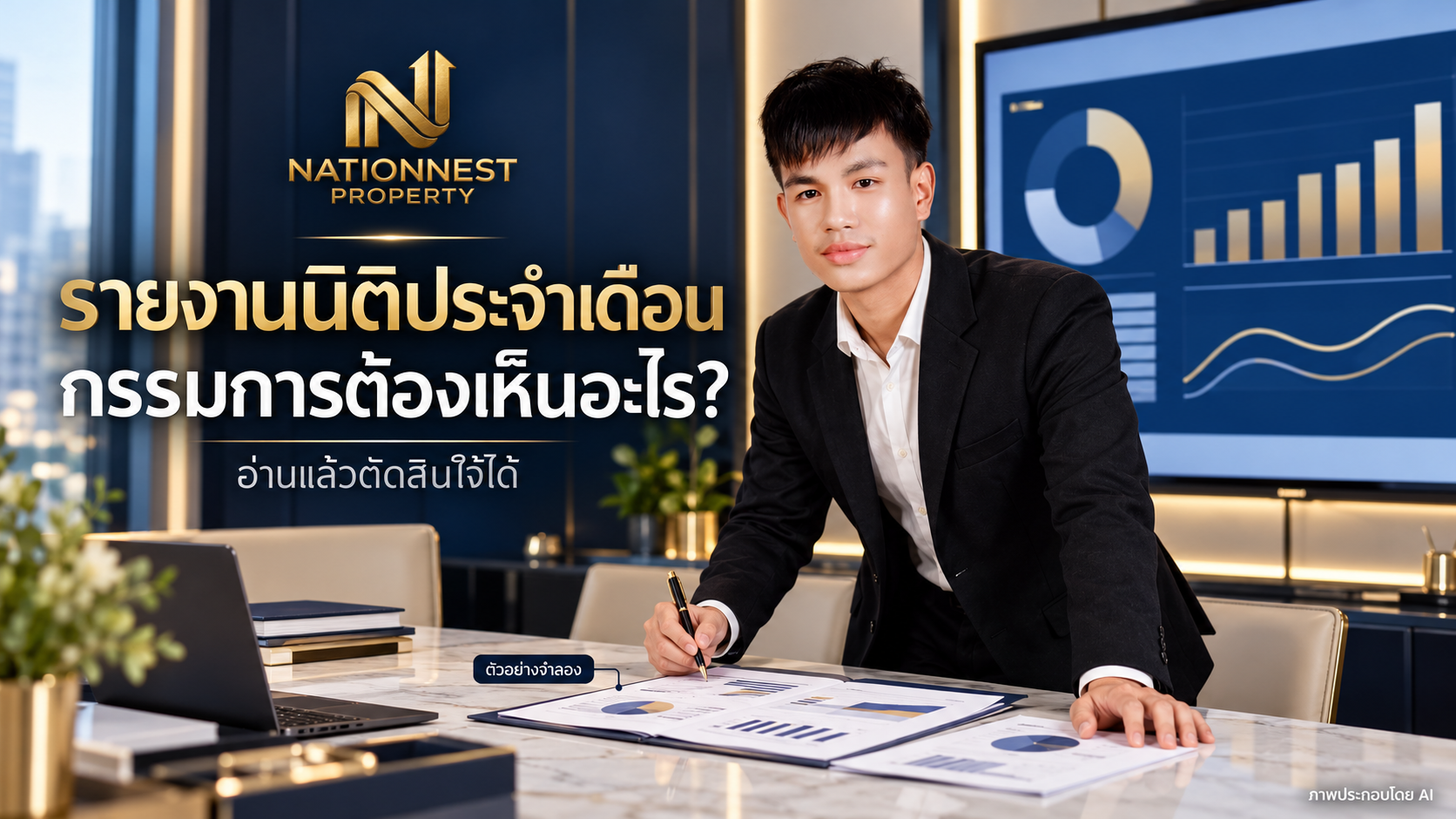 ภาพปกบทความ รายงานบริหารนิติประจำเดือนที่ดี กรรมการควรเห็นอะไร? พร้อมตัวอย่างรายการเพื่อตัดสินใจ
